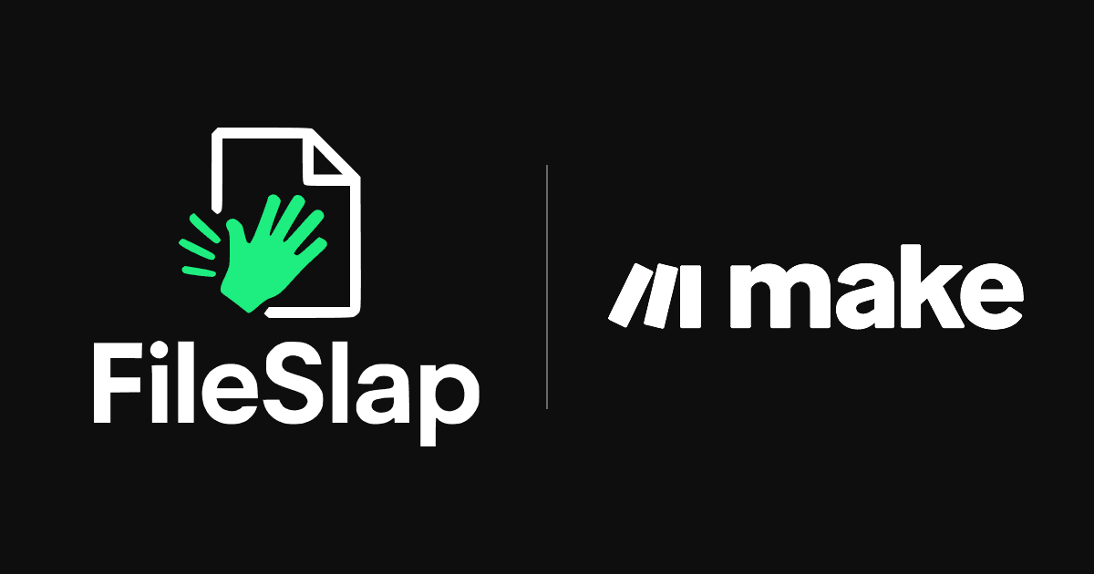 FileSlap Make.com Integration integration banner