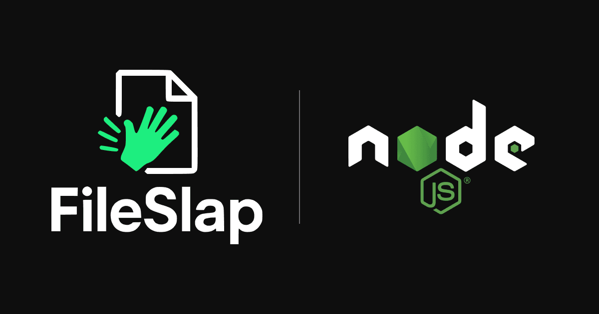 FileSlap Node.js Integration integration banner