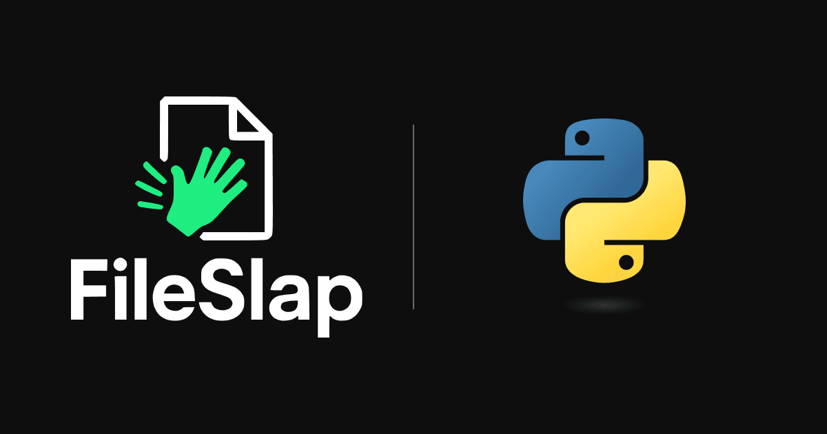 FileSlap Python Integration integration banner