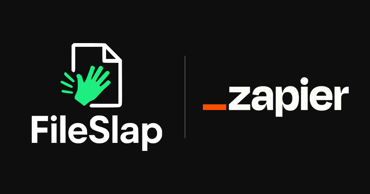 FileSlap Zapier Integration integration banner